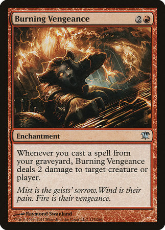 Burning Vengeance [Innistrad] | Rook's Games and More