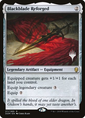 Blackblade Reforged [Dominaria Promos] | Rook's Games and More