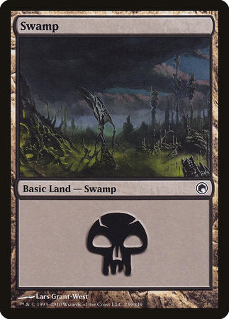 Swamp (239) [Scars of Mirrodin] | Rook's Games and More