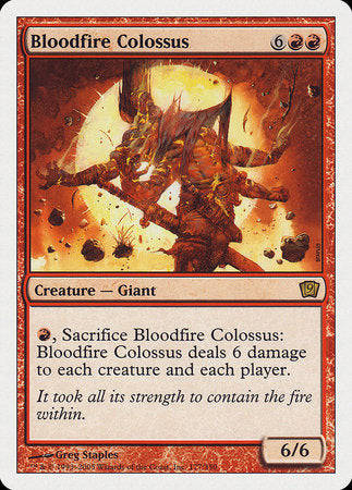 Bloodfire Colossus [Ninth Edition] | Rook's Games and More