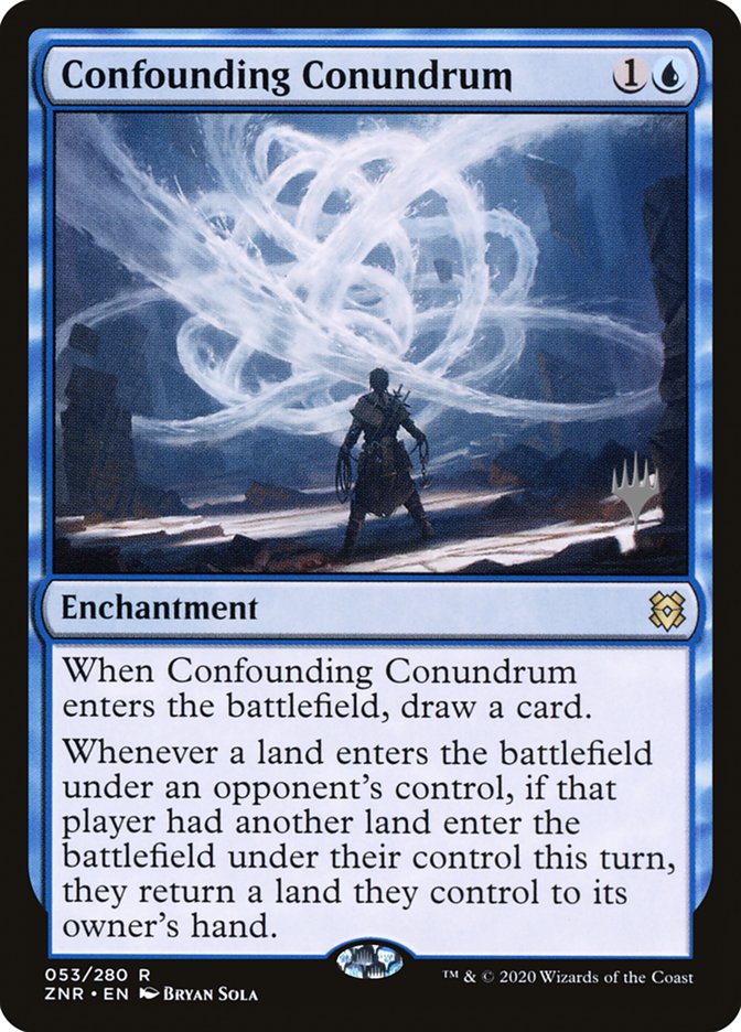 Confounding Conundrum (Promo Pack) [Zendikar Rising Promos] | Rook's Games and More