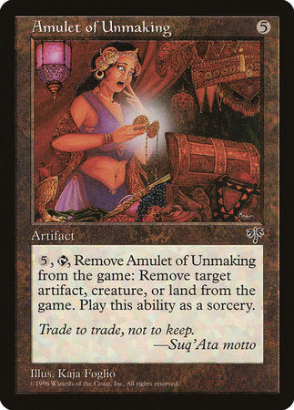 Amulet of Unmaking [Mirage] | Rook's Games and More