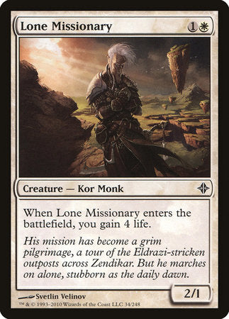 Lone Missionary [Rise of the Eldrazi] | Rook's Games and More