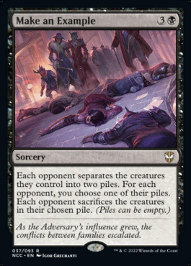 Make an Example [Streets of New Capenna Commander] | Rook's Games and More