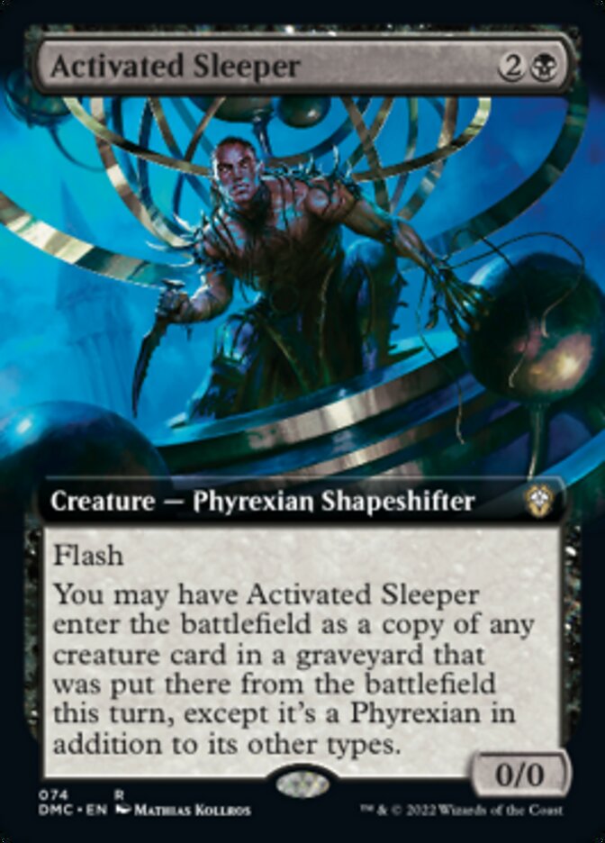 Activated Sleeper (Extended Art) [Dominaria United Commander] | Rook's Games and More