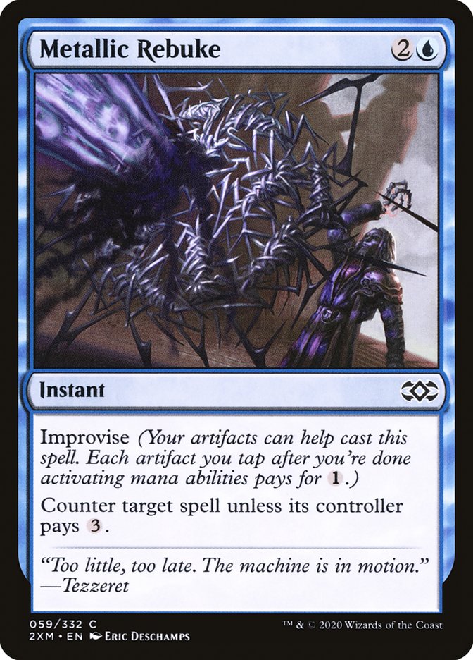 Metallic Rebuke [Double Masters] | Rook's Games and More