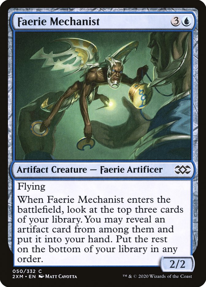 Faerie Mechanist [Double Masters] | Rook's Games and More