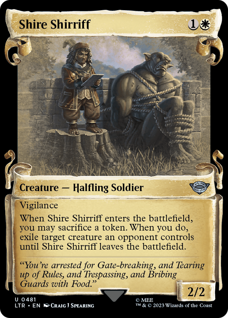 Shire Shirriff [The Lord of the Rings: Tales of Middle-Earth Showcase Scrolls] | Rook's Games and More