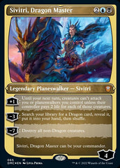 Sivitri, Dragon Master (Foil Etched) [Dominaria United Commander]