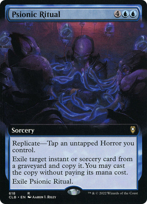 Psionic Ritual (Extended Art) [Commander Legends: Battle for Baldur's Gate] | Rook's Games and More