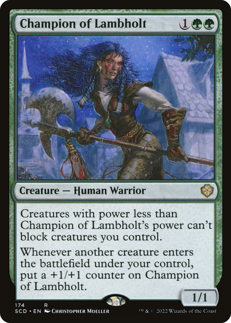 Champion of Lambholt [Starter Commander Decks] | Rook's Games and More