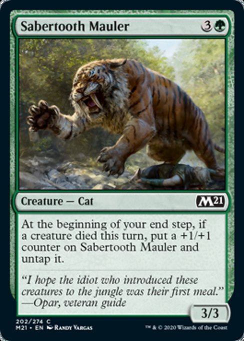 Sabertooth Mauler [Core Set 2021] | Rook's Games and More