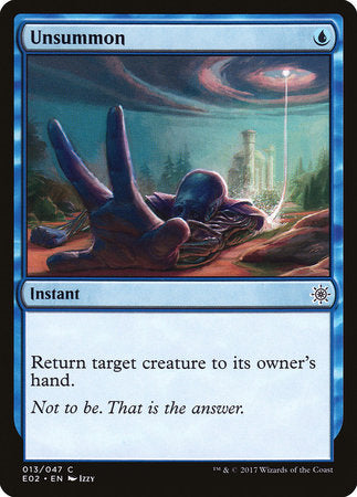 Unsummon [Explorers of Ixalan] | Rook's Games and More