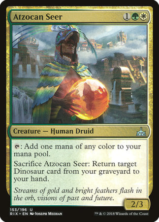 Atzocan Seer [Rivals of Ixalan] | Rook's Games and More