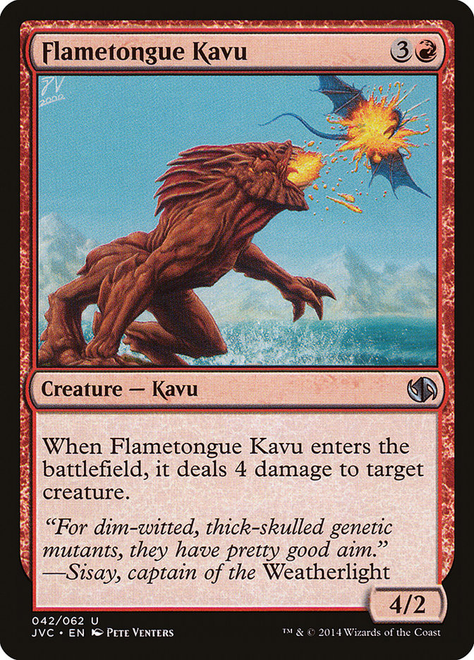 Flametongue Kavu [Duel Decks Anthology] | Rook's Games and More