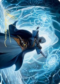 Frost Augur Art Card (Gold-Stamped Signature) [Kaldheim: Art Series] | Rook's Games and More