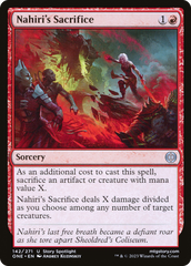 Nahiri's Sacrifice [Phyrexia: All Will Be One]