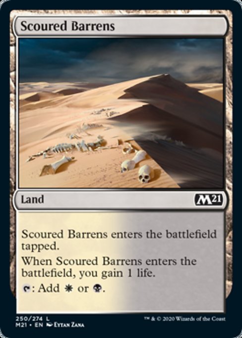 Scoured Barrens [Core Set 2021] | Rook's Games and More