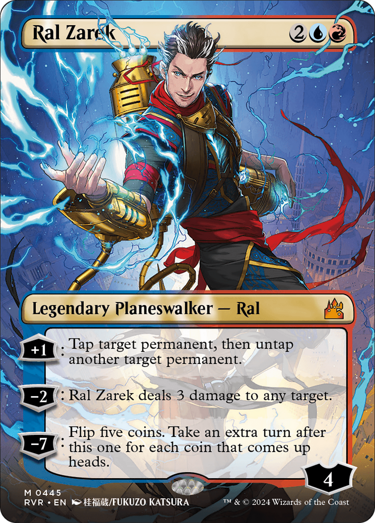 Ral Zarek (Anime Borderless) [Ravnica Remastered] | Rook's Games and More