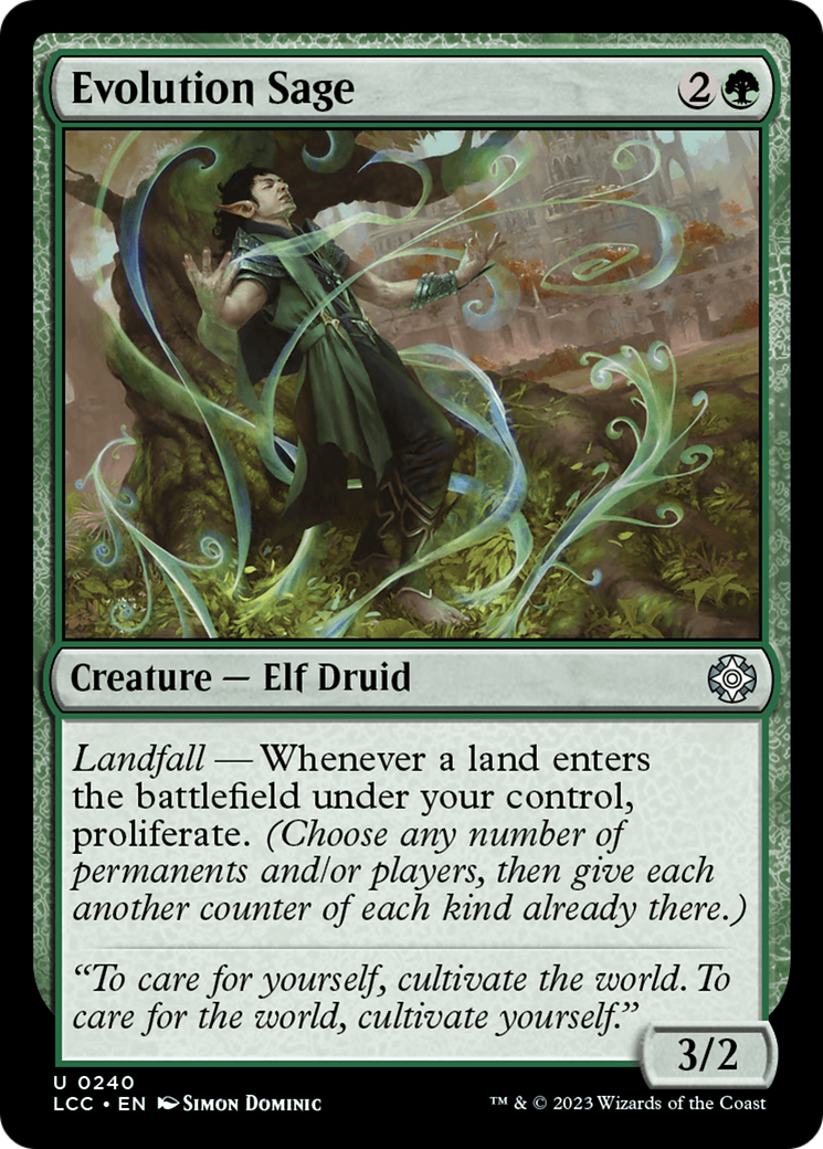 Evolution Sage [The Lost Caverns of Ixalan Commander] | Rook's Games and More