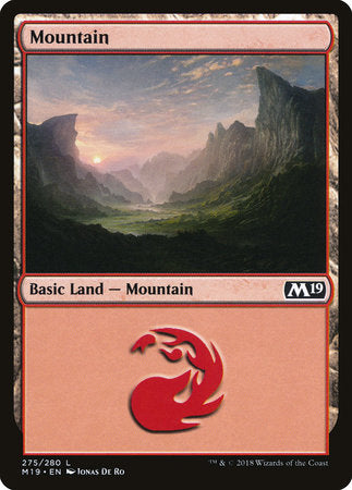 Mountain (275) [Core Set 2019] | Rook's Games and More