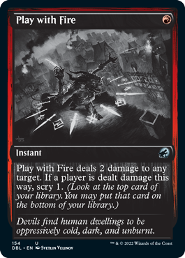 Play with Fire [Innistrad: Double Feature] | Rook's Games and More