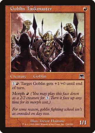 Goblin Taskmaster [Onslaught] | Rook's Games and More