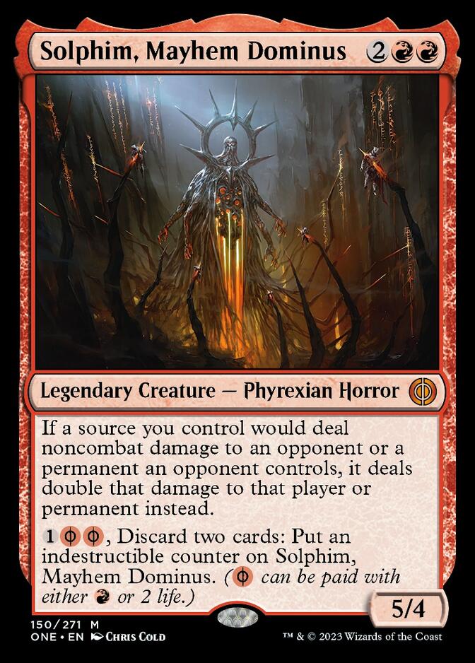 Solphim, Mayhem Dominus [Phyrexia: All Will Be One] | Rook's Games and More