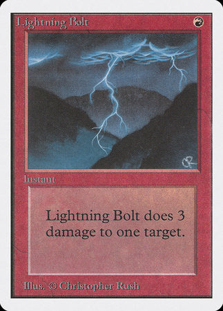 Lightning Bolt [Unlimited Edition] | Rook's Games and More