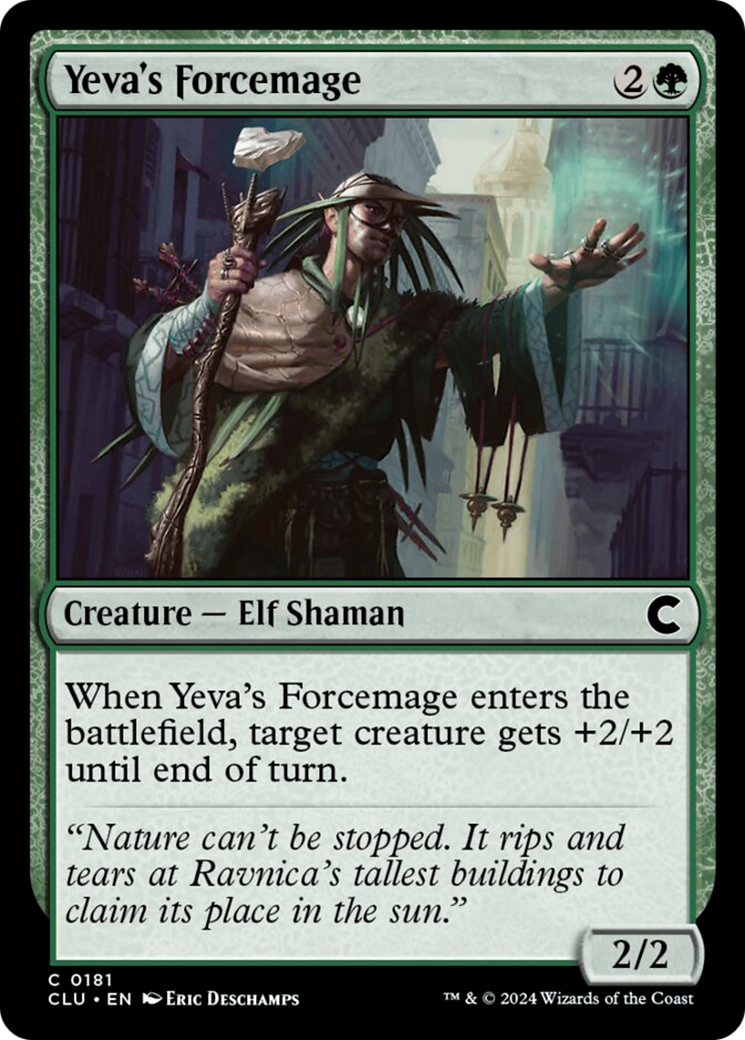Yeva's Forcemage [Ravnica: Clue Edition] | Rook's Games and More