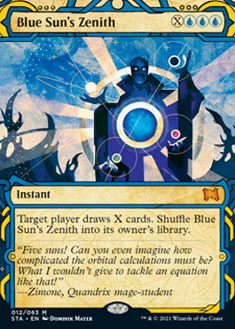 Blue Sun's Zenith (Etched Foil) [Strixhaven Mystical Archive] | Rook's Games and More