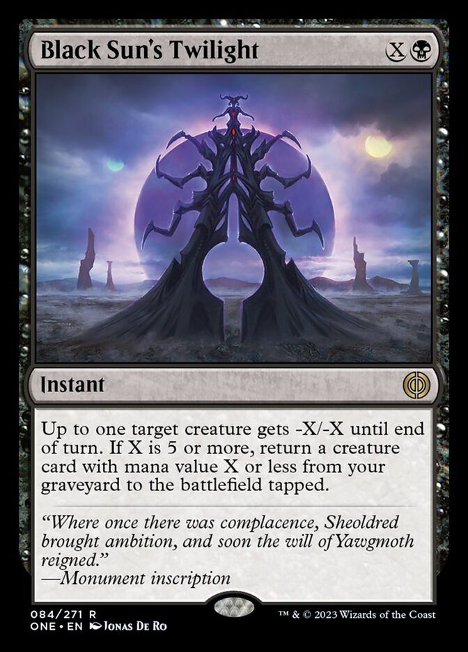 Black Sun's Twilight [Phyrexia: All Will Be One] | Rook's Games and More