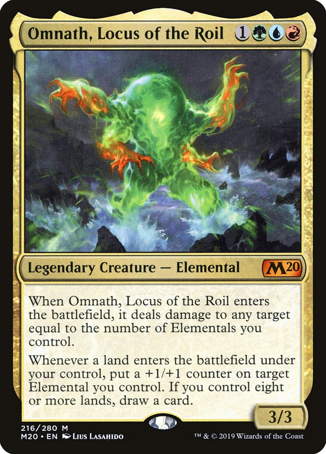 Omnath, Locus of the Roil [Core Set 2020] | Rook's Games and More