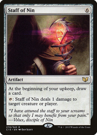 Staff of Nin [Commander 2015] | Rook's Games and More