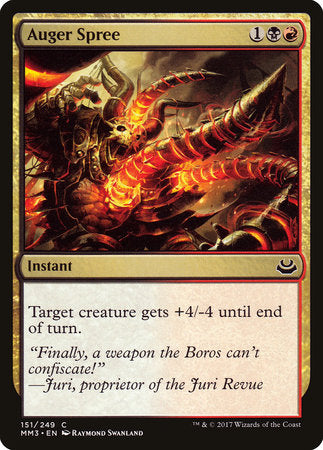 Auger Spree [Modern Masters 2017] | Rook's Games and More