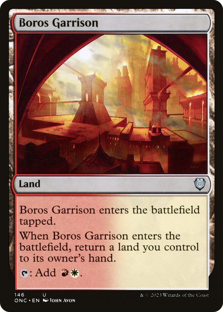 Boros Garrison [Phyrexia: All Will Be One Commander] | Rook's Games and More