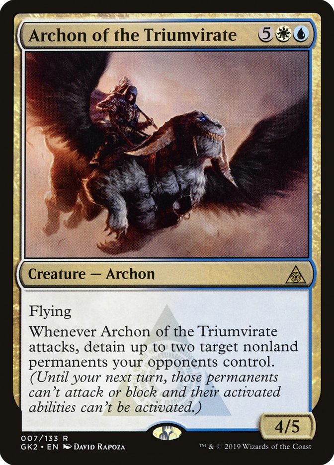 Archon of the Triumvirate [Ravnica Allegiance Guild Kit] | Rook's Games and More
