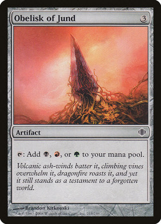 Obelisk of Jund [Shards of Alara] | Rook's Games and More