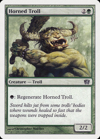 Horned Troll [Eighth Edition] | Rook's Games and More